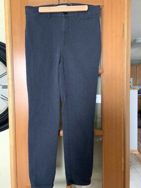 Ann Taylor Loft Women's Dark Gray Business Casual Pants, Size 6.